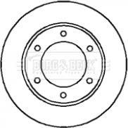 Borg & Beck BBD4217 - Тормозной диск avtokuzovplus.com.ua