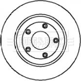 Borg & Beck BBD4229 - Гальмівний диск autocars.com.ua