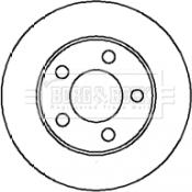 Borg & Beck BBD4236 - Гальмівний диск autocars.com.ua