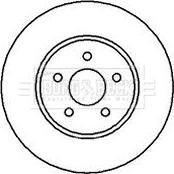 Borg & Beck BBD4238 - Тормозной диск autodnr.net