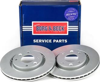 Borg & Beck BBD4245 - Тормозной диск avtokuzovplus.com.ua
