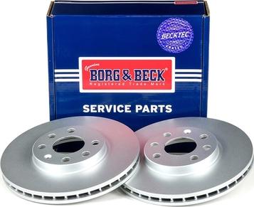 Borg & Beck BBD4253 - Гальмівний диск autocars.com.ua