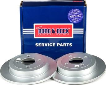 Borg & Beck BBD4257 - Гальмівний диск autocars.com.ua