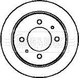 Borg & Beck BBD4268 - Гальмівний диск autocars.com.ua