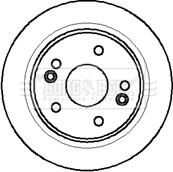 Borg & Beck BBD4270 - Тормозной диск avtokuzovplus.com.ua