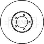 Borg & Beck BBD4276 - Гальмівний диск autocars.com.ua