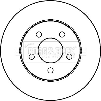 Borg & Beck BBD4277 - Тормозной диск avtokuzovplus.com.ua