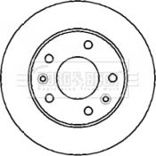 Borg & Beck BBD4283 - Гальмівний диск autocars.com.ua