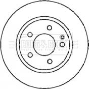 Borg & Beck BBD4286 - Гальмівний диск autocars.com.ua