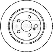 Borg & Beck BBD4291 - Тормозной диск avtokuzovplus.com.ua