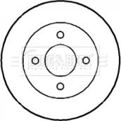 Borg & Beck BBD4294 - Гальмівний диск autocars.com.ua