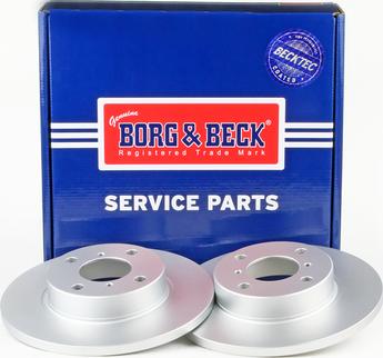 Borg & Beck BBD4300 - Гальмівний диск autocars.com.ua