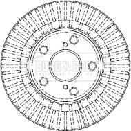 Borg & Beck BBD4309 - Тормозной диск avtokuzovplus.com.ua