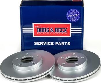 Borg & Beck BBD4316 - Тормозной диск avtokuzovplus.com.ua