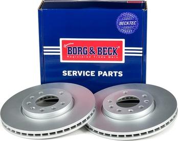 Borg & Beck BBD4318 - Гальмівний диск autocars.com.ua
