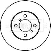 Borg & Beck BBD4323 - Гальмівний диск autocars.com.ua