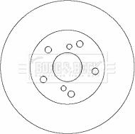 Borg & Beck BBD4328 - Тормозной диск avtokuzovplus.com.ua