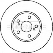 Borg & Beck BBD4329 - Гальмівний диск autocars.com.ua