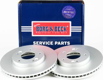 Borg & Beck BBD4338 - Гальмівний диск autocars.com.ua