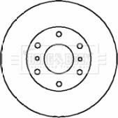 Borg & Beck BBD4357 - Тормозной диск avtokuzovplus.com.ua