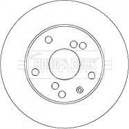 Borg & Beck BBD4358 - Гальмівний диск autocars.com.ua