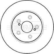 Borg & Beck BBD4375 - Гальмівний диск autocars.com.ua