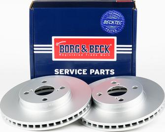 Borg & Beck BBD4379 - Гальмівний диск autocars.com.ua