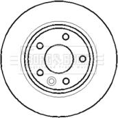 Borg & Beck BBD4388 - Гальмівний диск autocars.com.ua