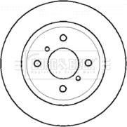 Borg & Beck BBD4392 - Гальмівний диск autocars.com.ua