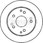 Borg & Beck BBD4400 - Гальмівний диск autocars.com.ua