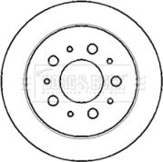 Borg & Beck BBD4404 - Тормозной диск avtokuzovplus.com.ua