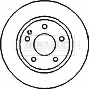 Borg & Beck BBD4411 - Тормозной диск avtokuzovplus.com.ua