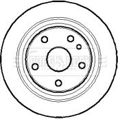 Borg & Beck BBD4413 - Гальмівний диск autocars.com.ua