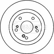 Borg & Beck BBD4426 - Гальмівний диск autocars.com.ua