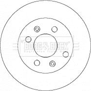 Borg & Beck BBD4427 - Тормозной диск avtokuzovplus.com.ua