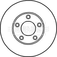 Borg & Beck BBD4447 - Тормозной диск avtokuzovplus.com.ua