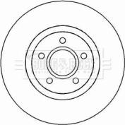 Borg & Beck BBD4452 - Тормозной диск avtokuzovplus.com.ua