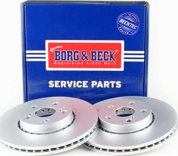 Borg & Beck BBD4456 - Гальмівний диск autocars.com.ua