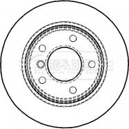 Borg & Beck BBD4465 - Тормозной диск avtokuzovplus.com.ua