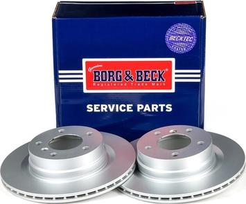 Borg & Beck BBD4467 - Гальмівний диск autocars.com.ua