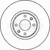 Borg & Beck BBD4468 - Гальмівний диск autocars.com.ua