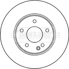 Borg & Beck BBD4470 - Тормозной диск avtokuzovplus.com.ua