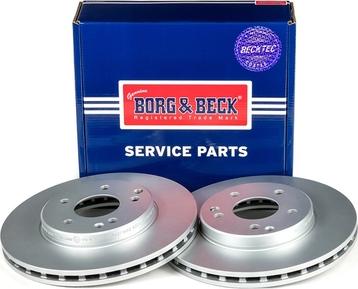 Borg & Beck BBD4470 - Гальмівний диск autocars.com.ua