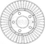 Borg & Beck BBD4483 - Гальмівний диск autocars.com.ua