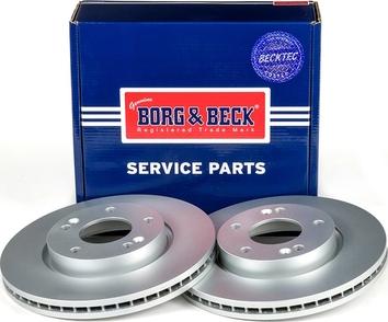 Borg & Beck BBD4495 - Гальмівний диск autocars.com.ua