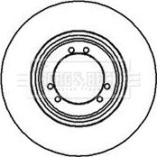 Borg & Beck BBD4498 - Гальмівний диск autocars.com.ua