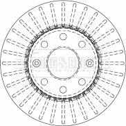 Borg & Beck BBD4510 - Гальмівний диск autocars.com.ua