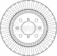 Borg & Beck BBD4512 - Гальмівний диск autocars.com.ua