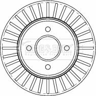 Borg & Beck BBD4518 - Тормозной диск avtokuzovplus.com.ua