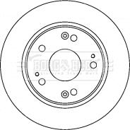 Borg & Beck BBD4520 - Гальмівний диск autocars.com.ua